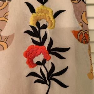Anthropologie embroidered top